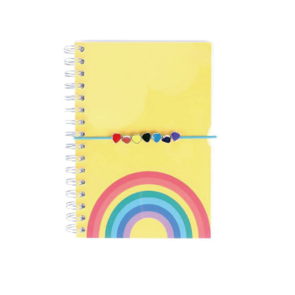 Rainbow A6 Spiral Notebook
