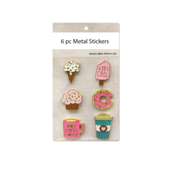 Ice-cream Metal Stickers