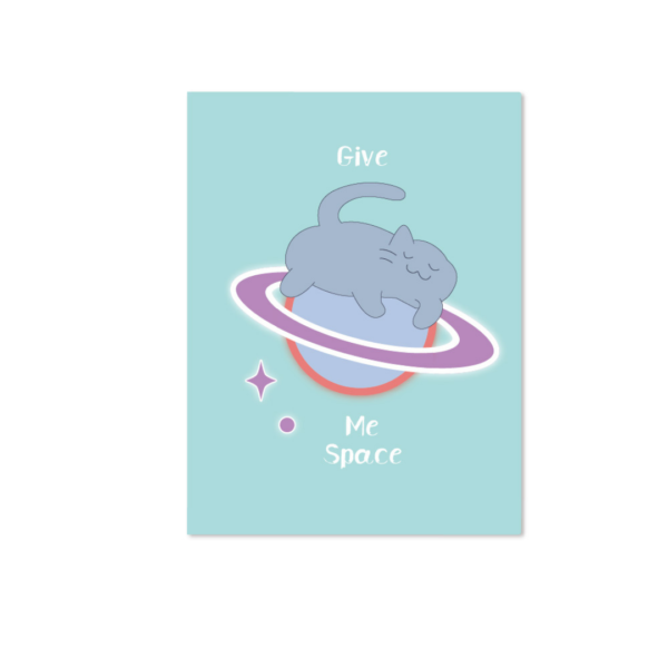 Space Cat A5 Light Up Notebook